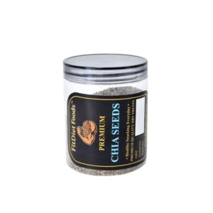 FitDiet Premium Chia Seeds | High Fiber & Omega-3 | Weight Loss Superfood | Gluten-Free | 100% Natural