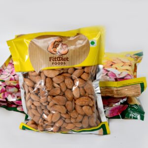 FitDiet Premium Gurbandi Almonds | Rich in Omega-3 & Vitamin E | Brain & Heart Health | High Energy Superfood | 100% Natural